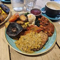 Vegan breakfast at CSONS in Shrewsbury