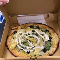 Such a delicious pizza!   #Veganuary at Pizzeria Halt in Cherry Hill