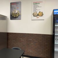 Cool wall decorations #Veganuary at Pizzeria Halt in Cherry Hill