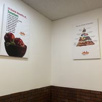 More wall decorations #Veganuary at Pizzeria Halt in Cherry Hill
