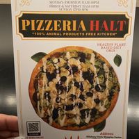 Run, don’t walk😄#Veganuary at Pizzeria Halt in Cherry Hill