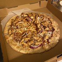 BBQ Chick’n Pizza  at Pizzeria Halt in Cherry Hill