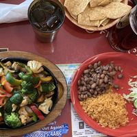 Beans boiled in water   at La Posada Real  in Reno