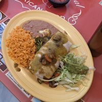 Veggie burrito - specify no cheese or sour cream at La Posada Real  in Reno