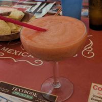 Strawberry blended margarita at La Posada Real  in Reno