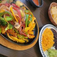Veggie fajitas at La Posada Real  in Reno