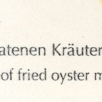 menu - vegan potato soup at MUC - Käfer - T2 in Munich