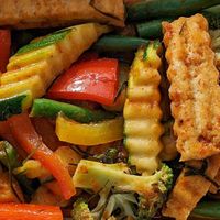 Pad Prikking Stirfry at Thai by Night in Ballina