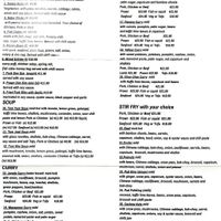 Thai By Night Menu May 2024 at Thai by Night in Ballina