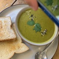 The soup was so good (they don’t have vegan butter though )  at JaJa Cafe & Spice in Koh Phi Phi