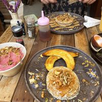 vegan pancakes   at JaJa Cafe & Spice in Koh Phi Phi
