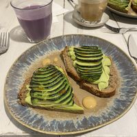 Avocado toast  at Sèves in Nancy