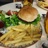 Vegi burger at Küff Yeldeğirmeni in Istanbul