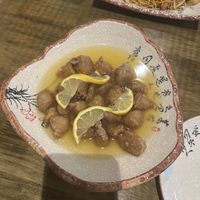 Vegan Lemon chicken  at 1423 China Kitchen in Windsor