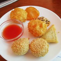 Sesame seed balls at Albufeira Sushi in Albufeira
