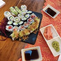 Vegan sushis at Albufeira Sushi in Albufeira