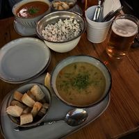 Чечевичный веган суп. Попкорн в подарок   at Drunk Cherry in Gudauri