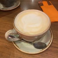 Oat cappuccino   at Blooms in Preston