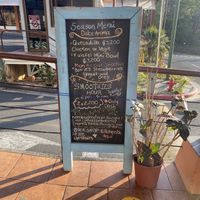 Additional ‘seasonal' menu  at Dolce Aroma in Monteverde