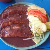 Enfrijoladas at TaCorazon in San Jose Del Cabo