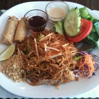 Pad Thai with soy chicken (Lunch special) at Urban Vegan - Lake View in Chicago