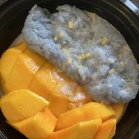 Mango sticky rice   at Urban Vegan - Lake View in Chicago