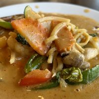 Red curry with vegetables   at Urban Vegan - Lake View in Chicago