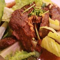 Garlic Pepper Steak at Urban Vegan - Lake View in Chicago