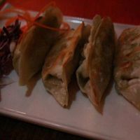 Grilled Veggie Dumplings at Urban Vegan - Lake View in Chicago