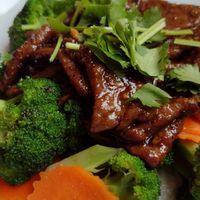 Garlic pepper soy steak at Urban Vegan - Lake View in Chicago