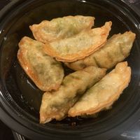 Chili potstickers  at Urban Vegan - Lake View in Chicago