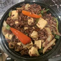 Spicy fried rice with tofu  at Urban Vegan - Lake View in Chicago