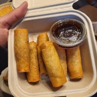 Spring rolls at Urban Vegan - Lake View in Chicago