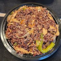 Fried rice with chicken at Urban Vegan - Lake View in Chicago