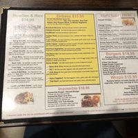 Menu as of Feb 2024  at Urban Vegan - Lake View in Chicago