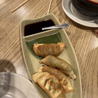 veggie dumplings, fried  at Urban Vegan - Lake View in Chicago