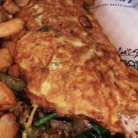 a Supreme Omelette w Hashbrowns #Veganuary at Can't Believe It's Not Meat - Chicago Ave in Chicago