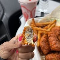 Interior of wing   at Can't Believe It's Not Meat - Chicago Ave in Chicago
