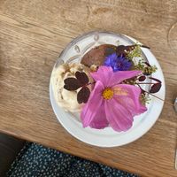 Vegan ice cream  at Landbogården in Aeroeskoebing