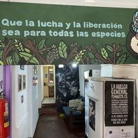Liberate All Species  at Violeta Dulceria Vegana in Valparaiso