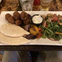 Falafel Mezze  at The Sail Loft in Southwold