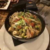 Udon Soup with Tofu  at The Sail Loft in Southwold