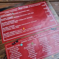 Menu 5 at La Lucha in Darmstadt