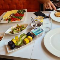 Vegan breakfast at Topolowa Residence in Krakow