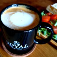 soy latte at The Royal Food & Drink in Seoul
