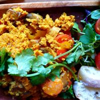 tofu... could use a bit more seasoning but they have Tabasco 😄 at The Royal Food & Drink in Seoul