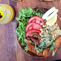 Tempeh plate at The Royal Food & Drink in Seoul