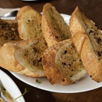 Garlic bread at Villa De Costes in Seoul