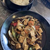 stir fry with vegetables, cashews and tofu  at ARROI Restaurant in Bled
