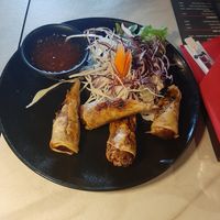 Spring rolls at ARROI Restaurant in Bled